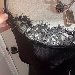 Y2K Rampage black mini dress